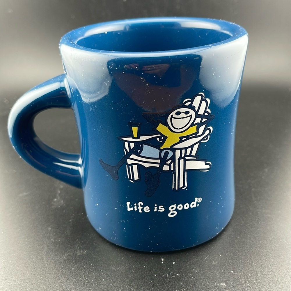 Life Is Good Home Stickman Mug “Do What Like. Like What You Do Blue”